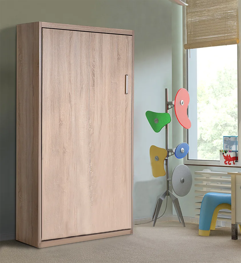 Folding Flip Murphy Bed Designs Foldable Wall-mounted Wall Bed Frame Hardware Queen Wall Murphy Bed Hardware Accessories image 5