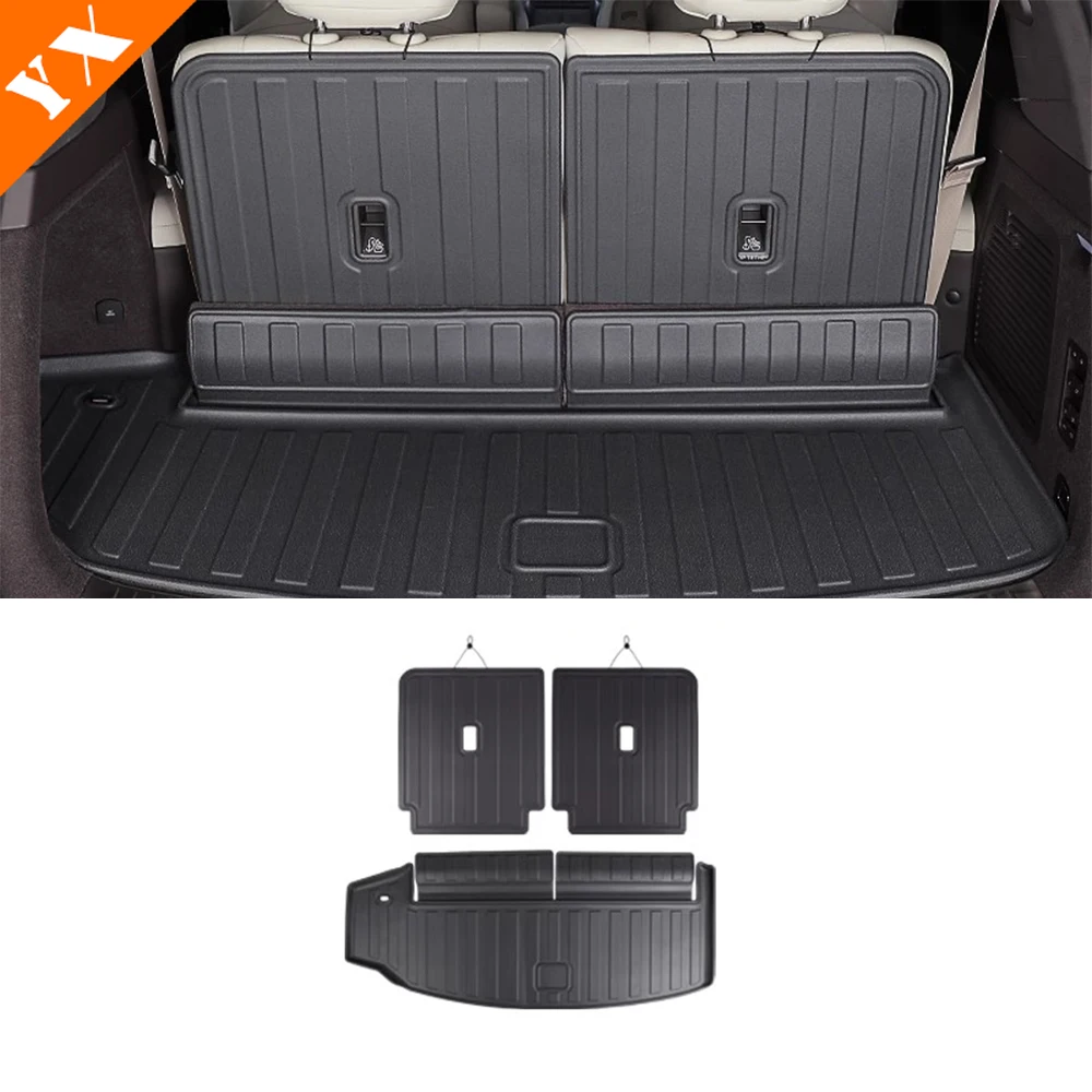 For Denza N9 2025 2026 accessories TPE Car Trunk Mat Auto Rear Trunk Mat Wear-Resistant Waterproof Anti Dust pad