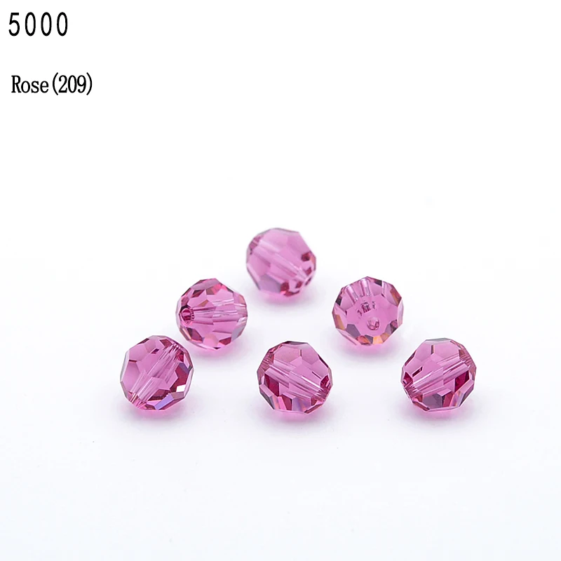 (1 Piece) Original Crystal from Austria 5000 Timeless Round Bead Rhinestone for Bracelet Necklace Jewelry Accessories Making