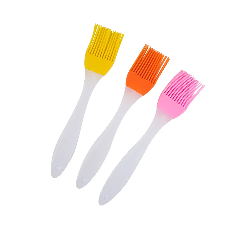 Cepillo de aceite de silicona para cocina, utensilio pequeño para hornear, resistente al calor y sin caída