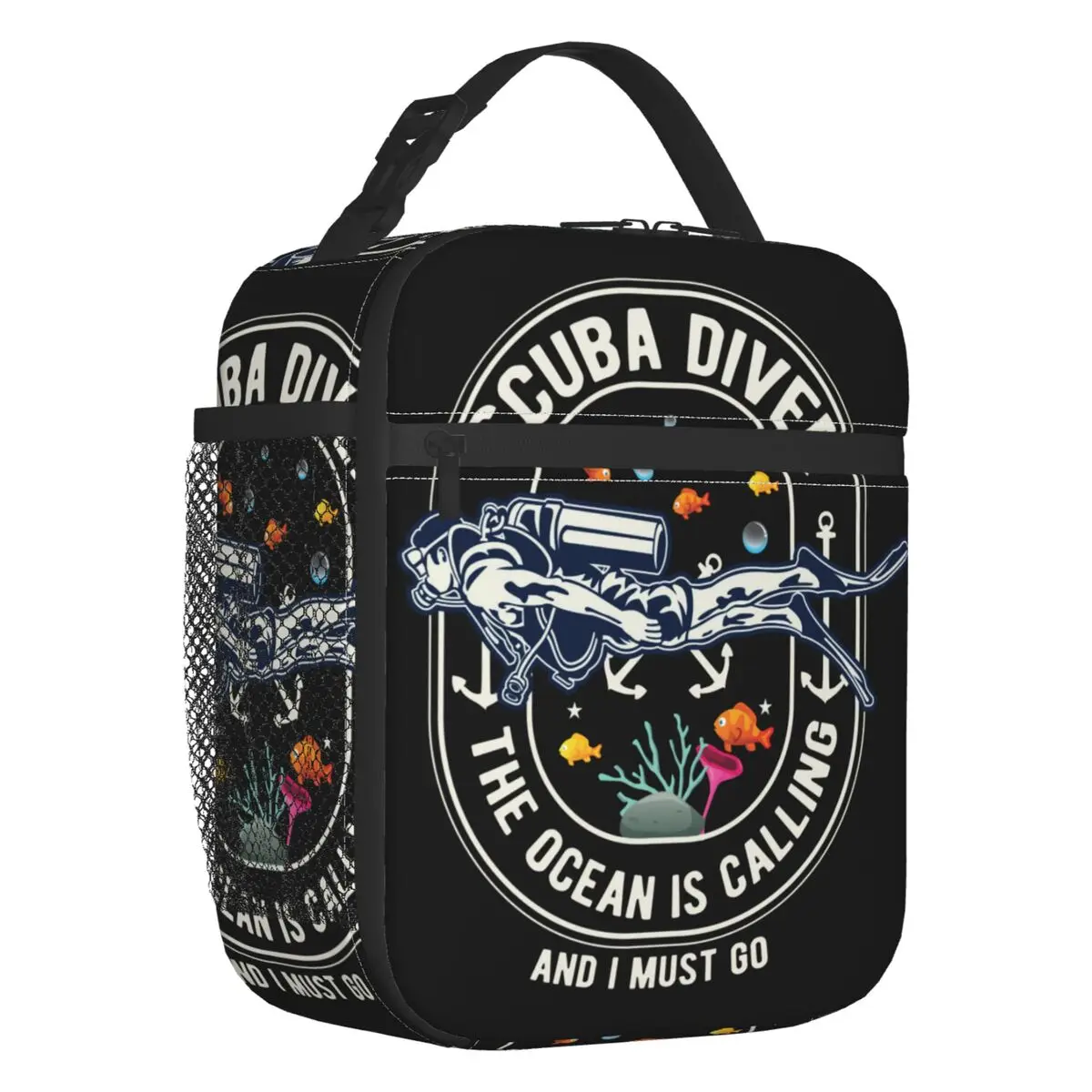 Bolsas de almuerzo con aislamiento de buceo para mujer, bolsa térmica portátil para buceo, aventura, Océano, trabajo, escuela y viajes