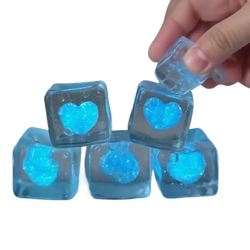 قطعة واحدة من لعبة مكعب الإجهاد الحسية للمراهقين والبالغين والأطفال مع هدية لتخفيف التوتر والتوحد للأولاد والبنات #6