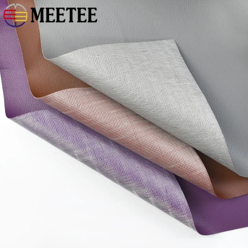 Meetee 50*138cm PU Leather Elastic Fabric Soft Strech Cloth Garment Pants Jacket Gloves Fabrics Decor DIY Sewing Accessories