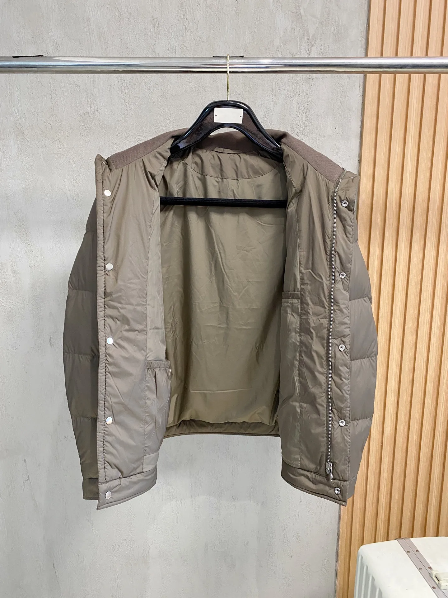 

SIJITONGDA2026Autumn and winter men's fashion collar down jacket light luxury jacket jacket casual style light warm soft M-3XL