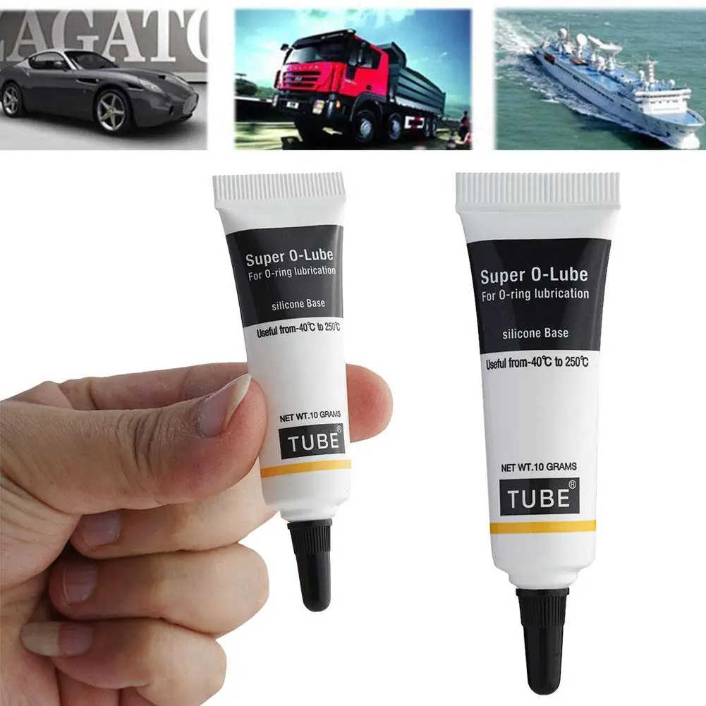 Lubricante de grasa de silicona 6504, Hardware de mejora para el hogar, resistente al agua, súper lubricante O de calidad alimentaria, lubricación para máquina de café