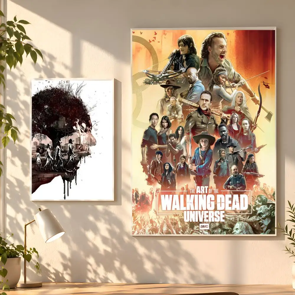 The Walking Dead Horror TV Poster Creative Room Art For Dorm Bedroom Study Apartment Home Gift
