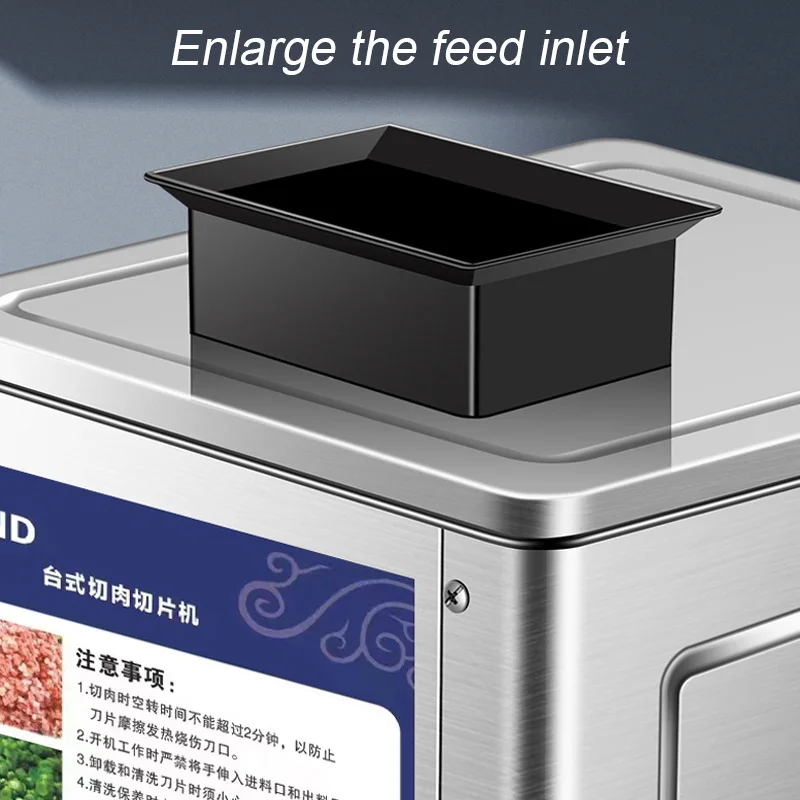 ماكينة تقطيع اللحوم الكهربائية الأوتوماتيكية التجارية المنزلية مفرمة اللحم قطاعة السمك قطاعة الخضراوات البصل فيليه تمزيقه القطاعة