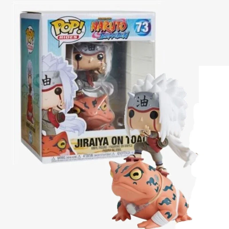 FUNKO POP Новинка виниловые экшн-фигурки narutoe #73 JIRAIYA на жабе коллекционные модели игрушки для детей подарок на день рождения
