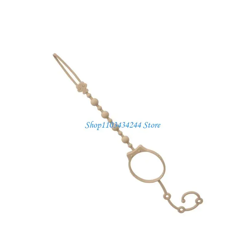 

Силиконовая цепочка для детской соски и кольца для прорезывания зубов Ремешок для соски защищает от падения ребенка в фазе зубов