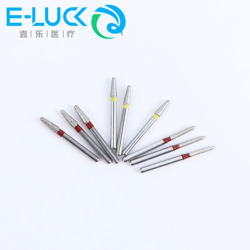 5Pcs TC/CR Series Dental Diamond Burs FG 1.6มม.ทันตแพทย์ขัดและบดฟันเครื่องมือสำหรับ speed Handpieces