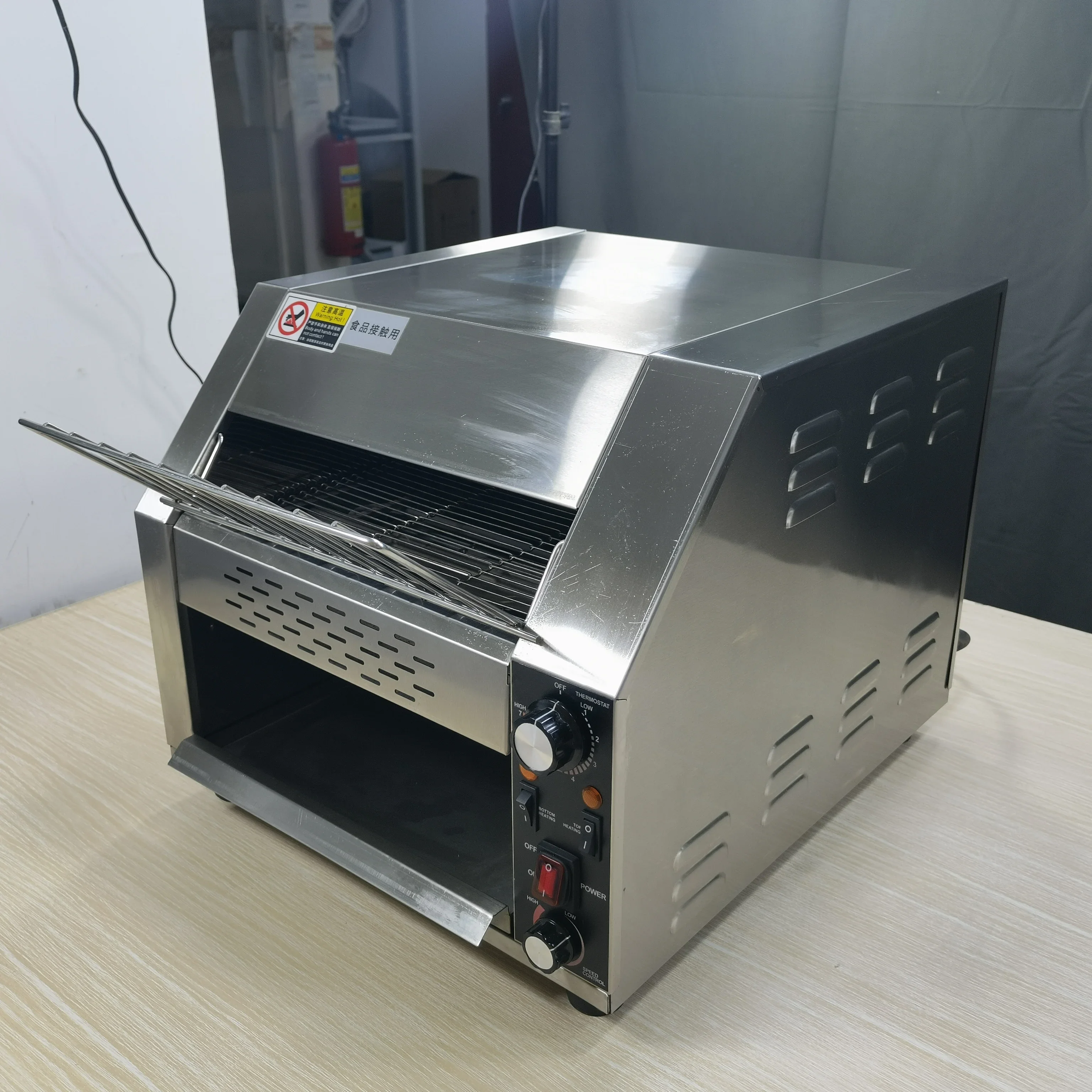 Professional Commercial Stainless Steel Toaster Manufacturer Bread Conveyor Toasters With CE