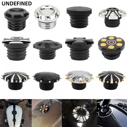 Motorcycle Fuel Cap Gas Tank Oil Caps Vented Decorative For Harley Sportster 883 1200 XL Touring Road King Softail Fat Boy Dyna