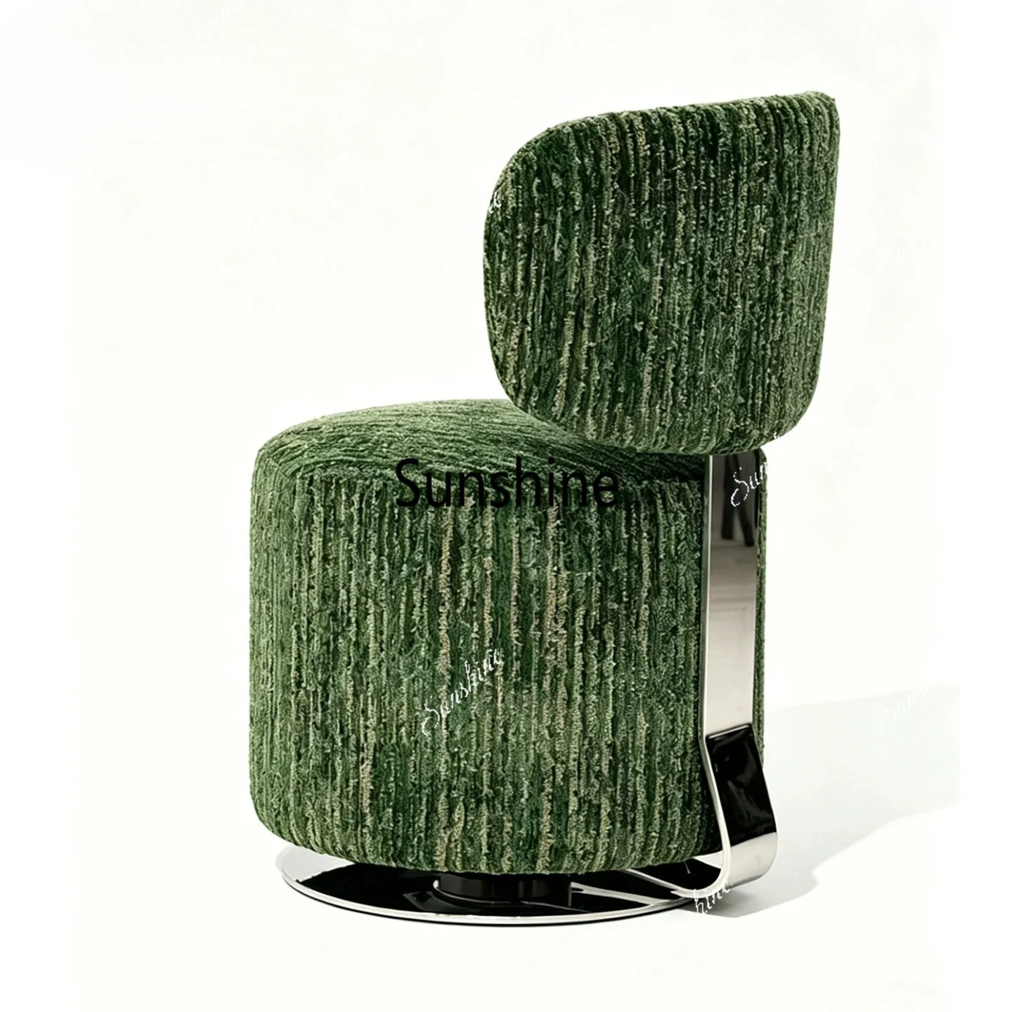 Bedroom Nordic creative rotating backrest dressing chair