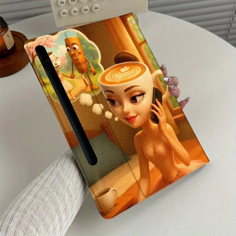 

Tungtungtung Anime Art Tablet Case For Samsung Galaxy Tab S7 S8 S9 S10 FE Plus Lite 11 12.4 13.1 Inch