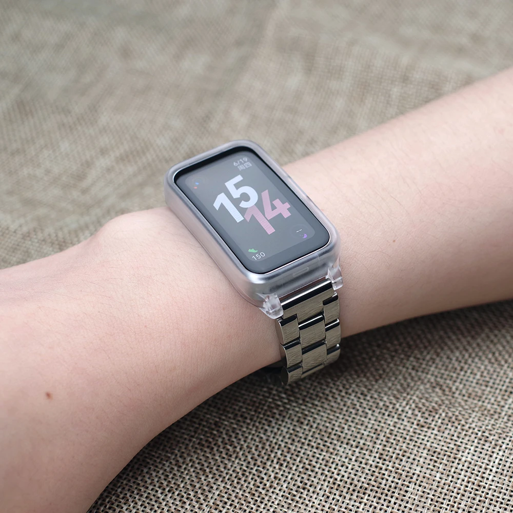 Ремешок для Huawei Band 10 9 8, металлический ремешок для часов для Huawei Band 9, умный браслет для Huawei Band 8, аксессуары для ремешка