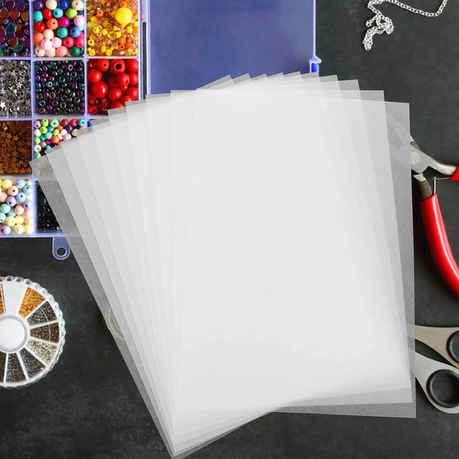 

10Pcs Heat Shrink Art Paper Sheets for Creative DIY Shrinkable Film Handicraft Supply Heat Shrink Film