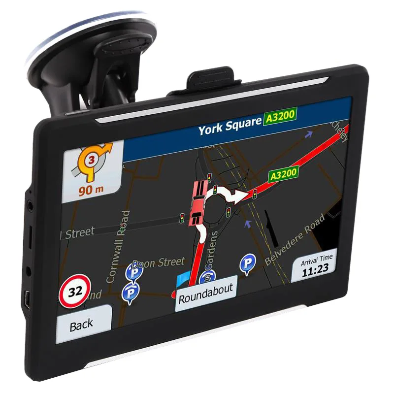 7 Inch Car Capacitive Screen GPS Navigator HD FM 8G 256M MP3/MP4 Player Driving Voice Navigator Southeast Asia Map