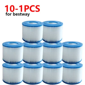 1-10pcs Replacement Swimming Pool Filter Fit for  Flowclear Size VI Filter Cartridge Lay-Z-Spa - Miami Vegas Palm Springs