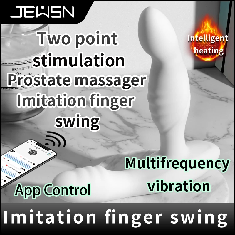 JEUSN-Jouets Sexuels pour Homme, Énergie de la Prostate, Plug Anal, Vibromasseur, Contrôle Sans Fil, Éthiculateur de Prostate, Retardement de