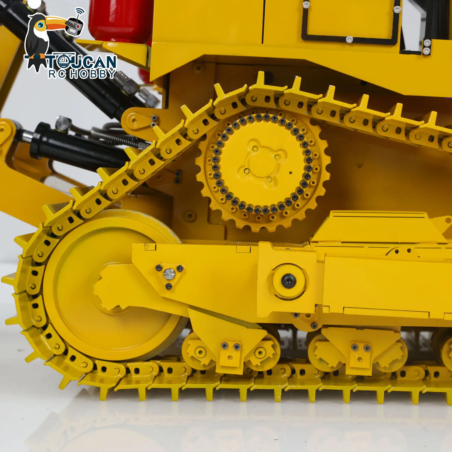 Bulldozer RC hidráulico de Metal a escala 1/14 D11T RTR Vehículo de construcción de Control remoto con funciones realistas para adultos