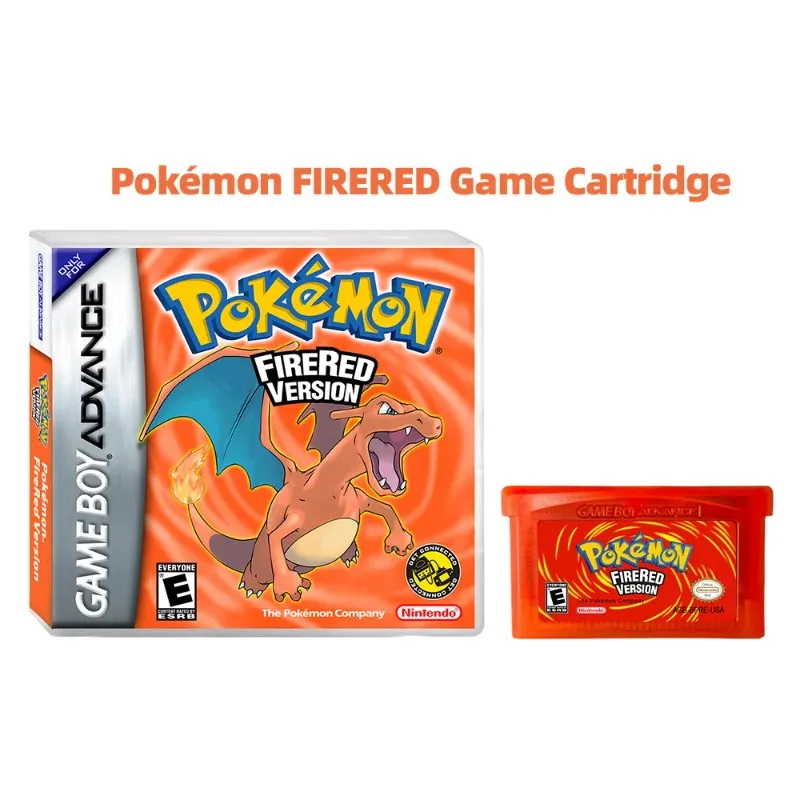 جديد GBA RTC 32Mbit + 1Mbit فلاش لعبة خرطوشة البوكيمون الكلاسيكية سلسلة الزمرد روبي الياقوت FireRed LeafGreen مجموعة الهدايا #4