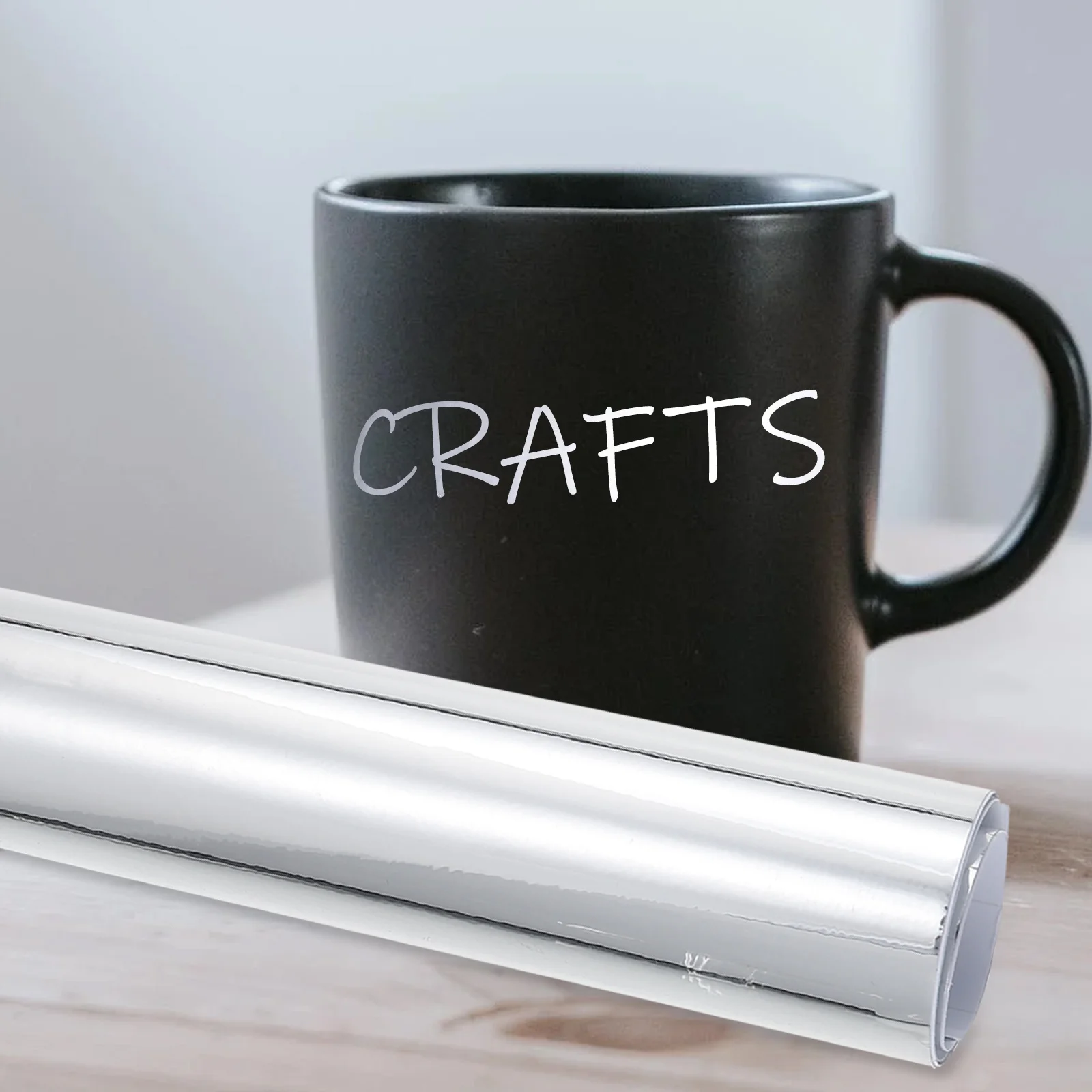 

1 Roll Metal Self-Adhesive Vinyl Film For Diy Clothing Logo Transfer High Temperature Resistant Craft Sticker Membrane