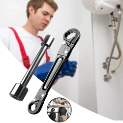 Heavy Duty Plumber Wrench With Angle Stop Wrench Wear Resistant Sink Installer For Pipe Nuts Filters