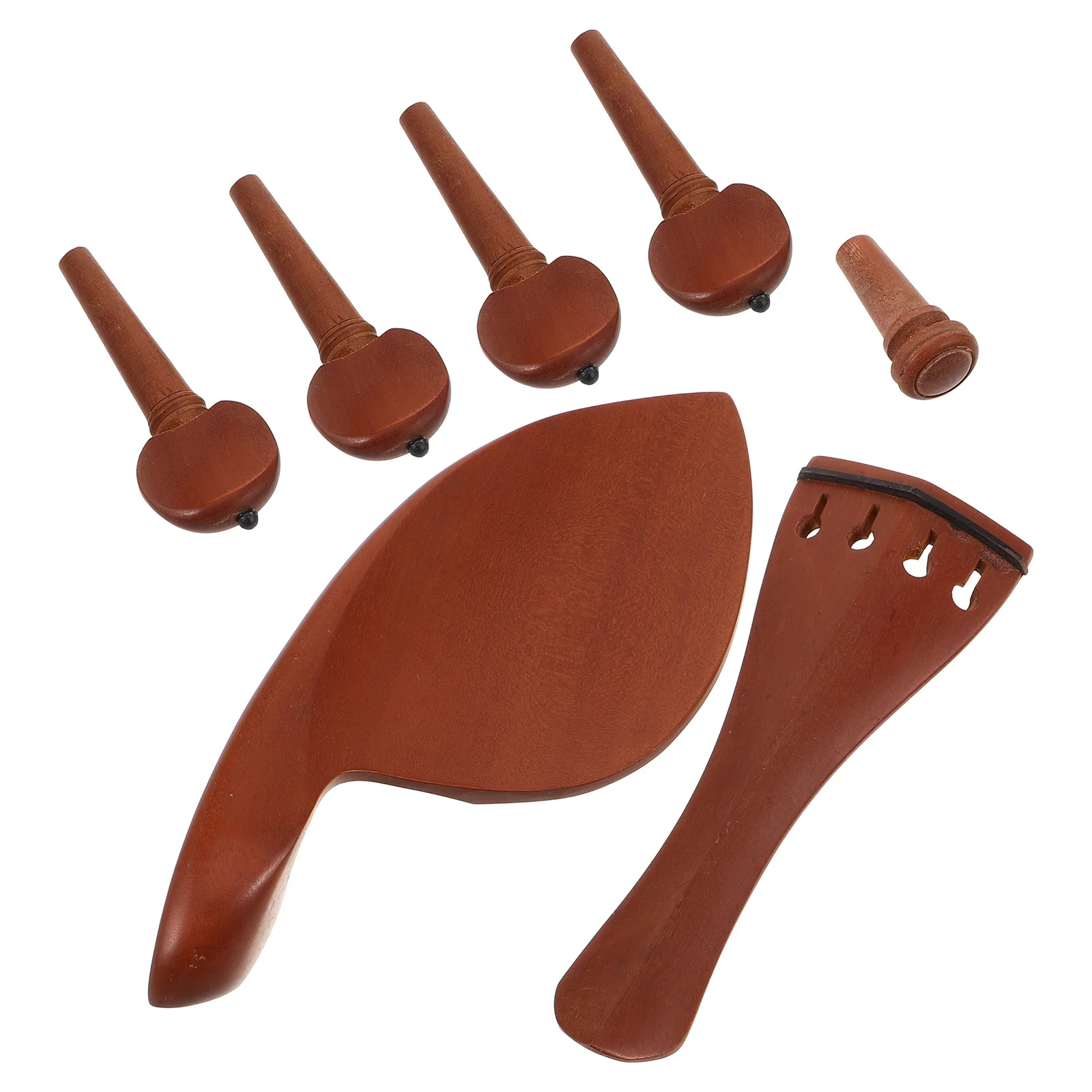 

Chin Tuning Set Wood Accessories Durable Replacement Semi Fitted Bridge Parts For Violin Maintenance Violin Parts Repair