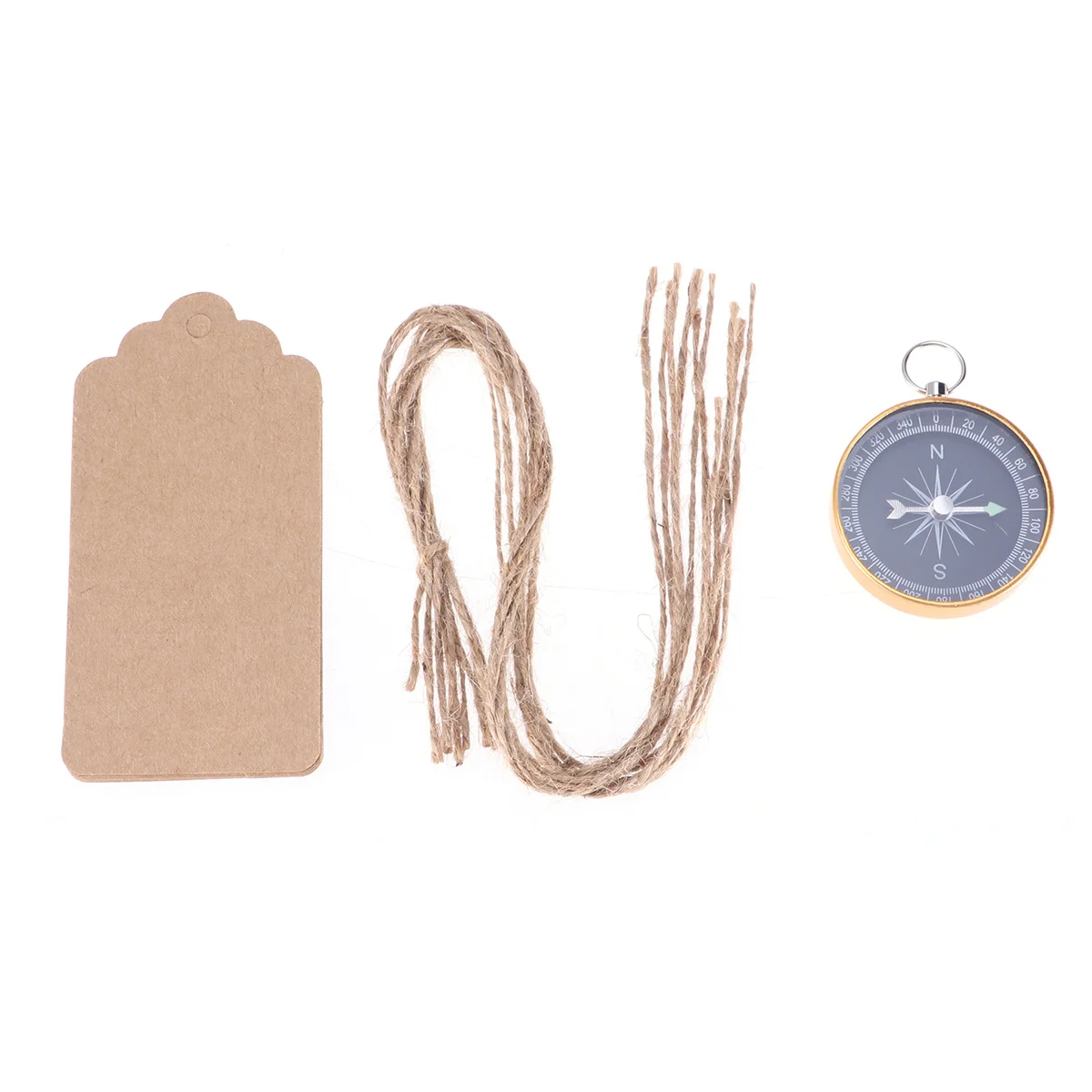 

10Pcs Portable Metal Compass Pendant Delicate Decoration for Keys Bags Wedding Party Favors Gifts Compass Pendant