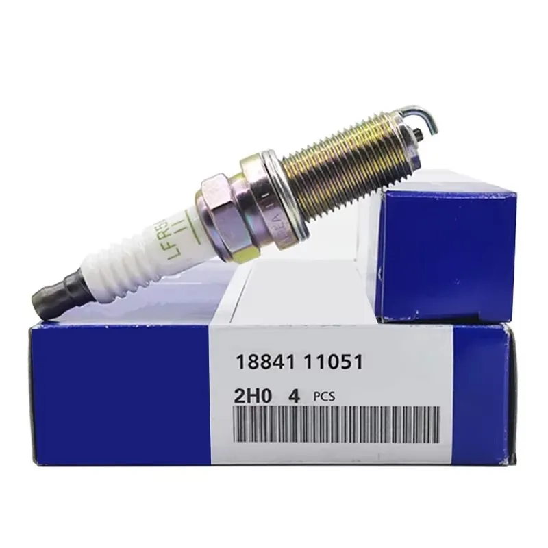 New Spark Plugs 18841-11051 LFR5A11 For Hyundai Kia Sorento 2011-2012 2.4 3.5 1884111051 LFR5A-11 18841 11051 LFR5A 11