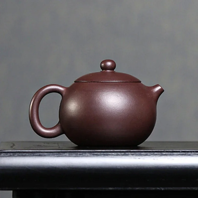 

200ml Tradition Yixing Purple Clay Teapot Antique Xishi Beauty Tea Kettle Custom Chinese Filter Tea Set Handmade Zhu Mud Teaware