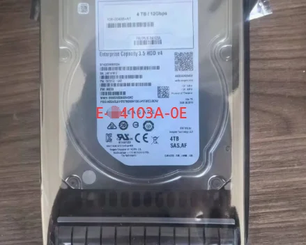 For Netapp E2812 E-X4103A-0E E-X4103A 4TB 12GB SAS 3.5 4T hard drive