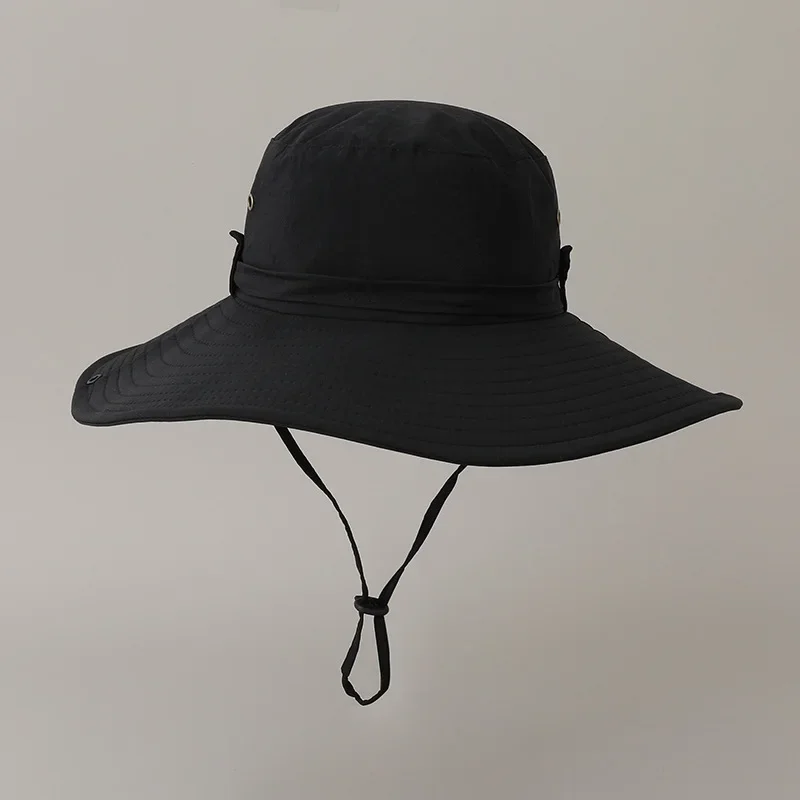 2025 الربيع الصيف الرجال في الهواء الطلق Sunblock صياد قبعة تنفس تسلق الجبال الأشعة فوق البنفسجية حماية التجفيف السريع