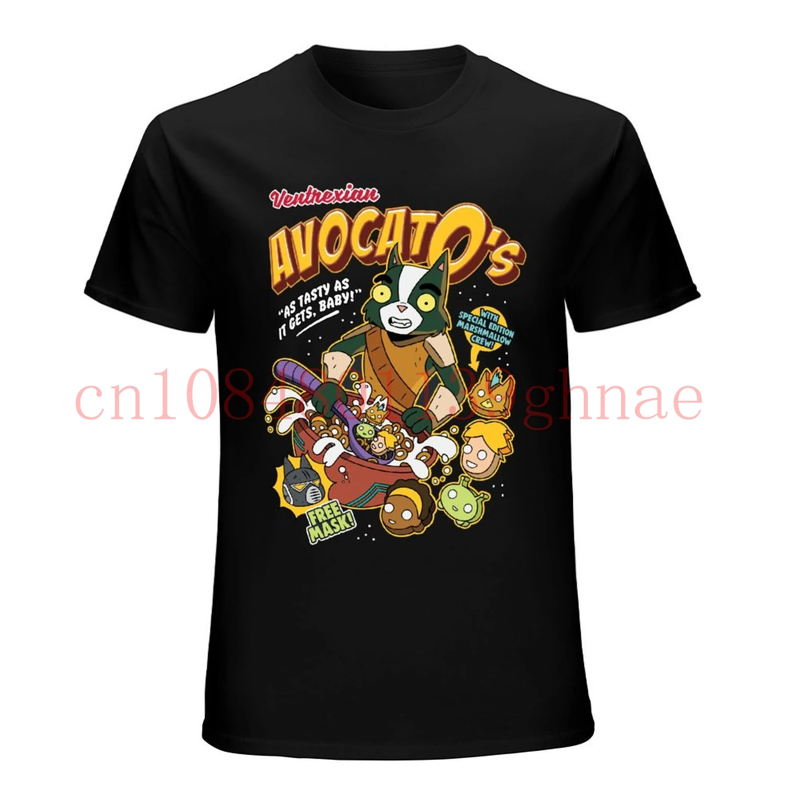 Camiseta Ventrexian Avocatos para hombre y mujer, camisa de cereales