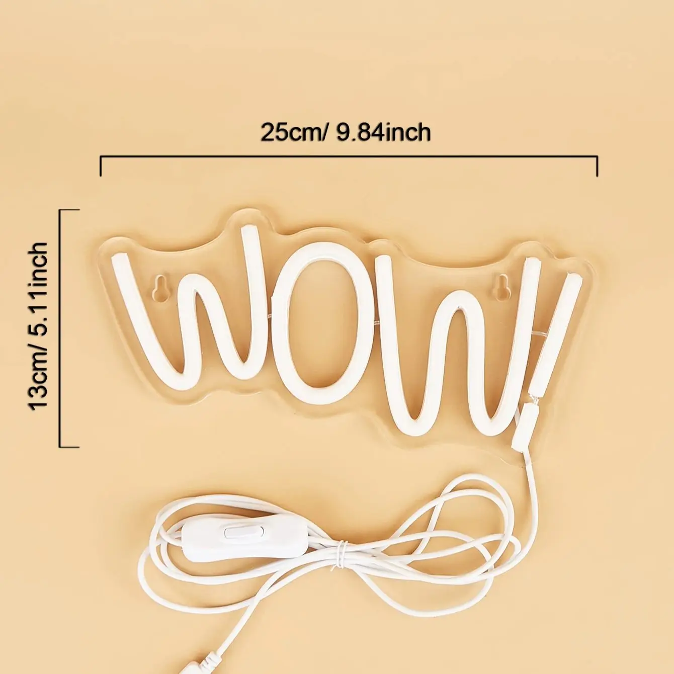 Chi-buy LED Neon wow USB Powered Neon Signs Dekorasi Lampu Tanda Hadiah Ulang Tahun Seni Dinding Untuk Kamar Tidur Ruang Bar Toko