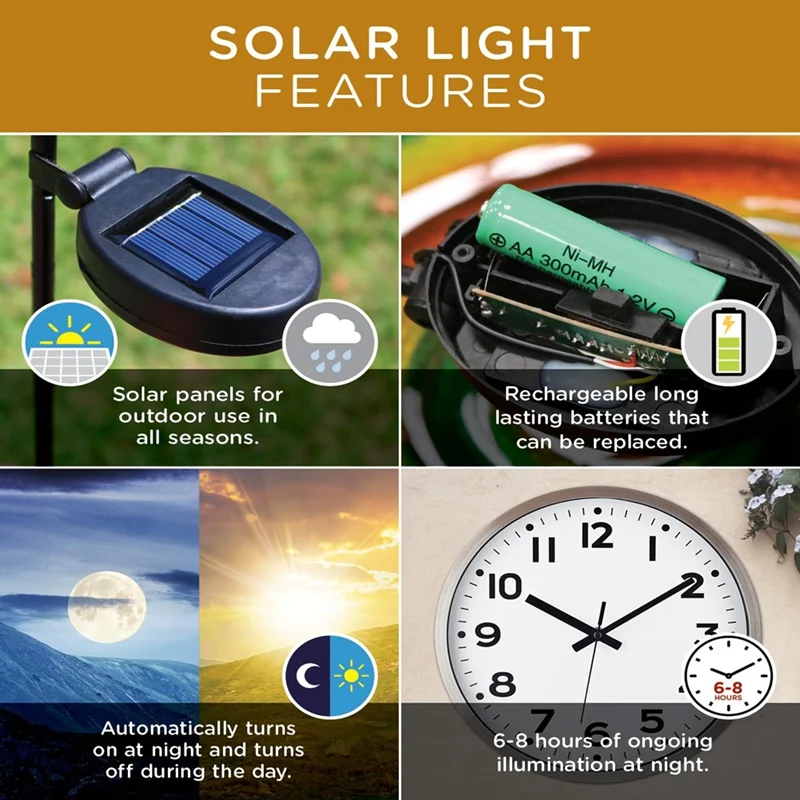 Linterna Solar de globo de aire caliente con luz de llama parpadeante, impermeable, acrílico + Metal para jardín, Patio, 1 pieza