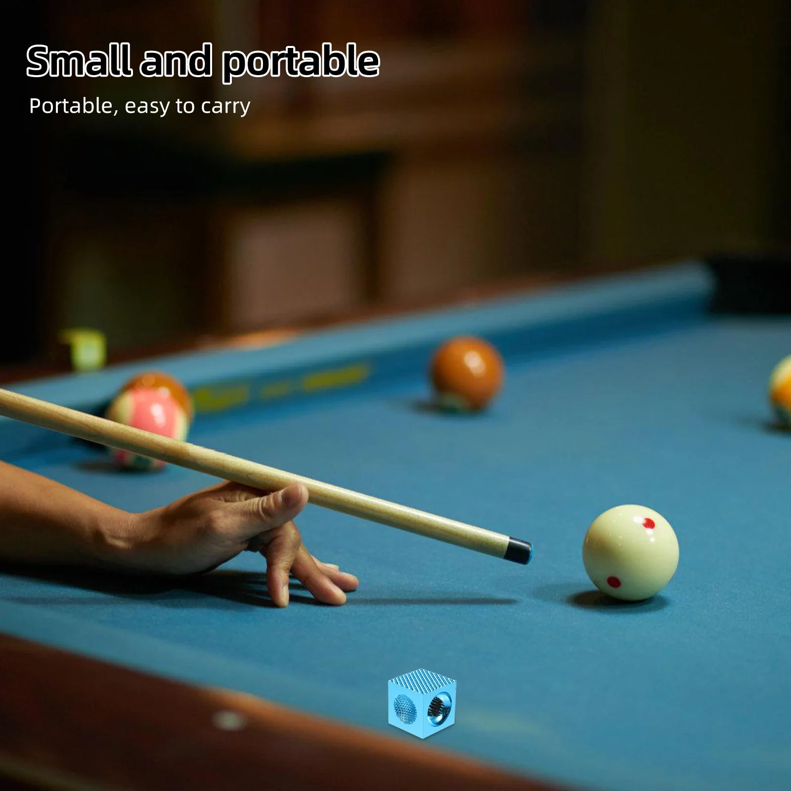 

Square Shaper Tool for Pool Cue Tip Repair Billiards Stick Accessories Aluminum Alloy Blue Portable Cue Tip Scuffer Trimmer