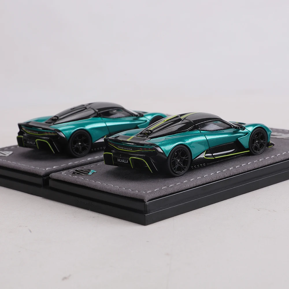 KOD 1:64 Valhalla Diecast Model Car Green Supercar Alloy Vehicle Static Collectible Car Model view 5