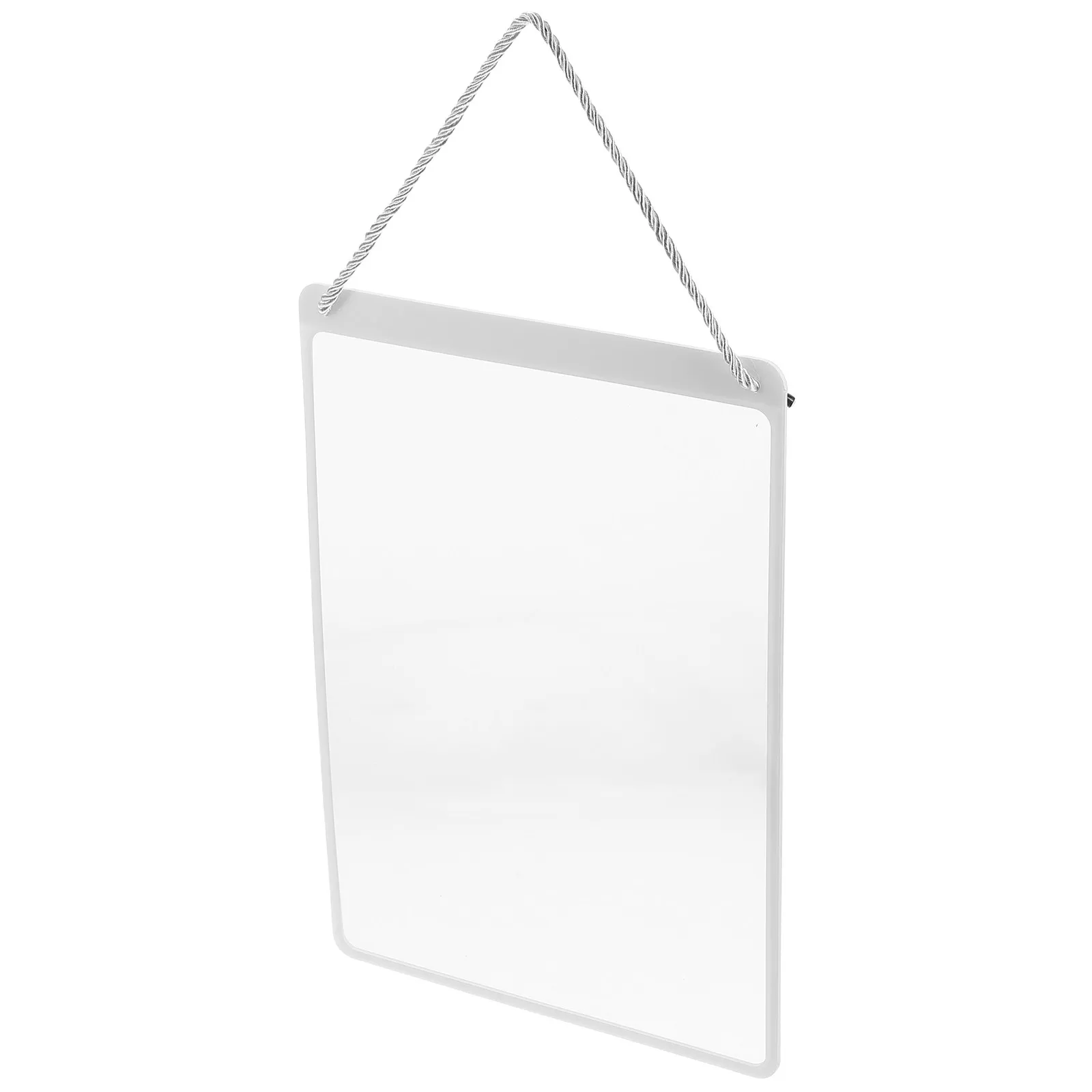 A4 Plastic Hanging Sign Holder Clear PVC Poster Frame for Retail Store Supermarket Office Exhibition Display Advertising