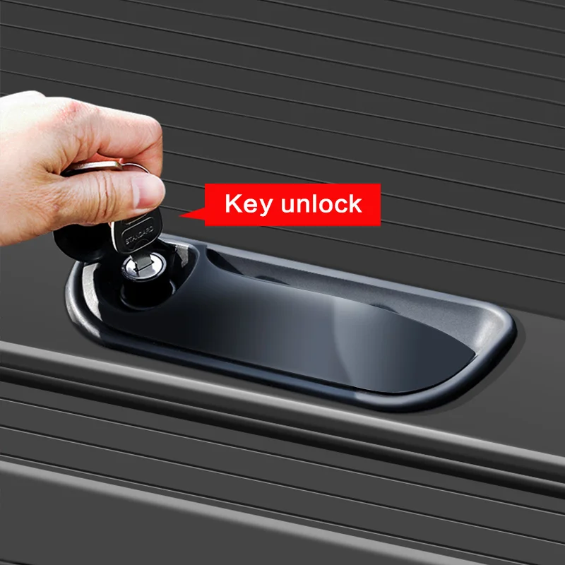 Car Parts Roller Lid up Pick up Truck Aluminium Alloy Tonneau Cover for GMC Sierra 1500HD 2500HD 3500HD 2017+