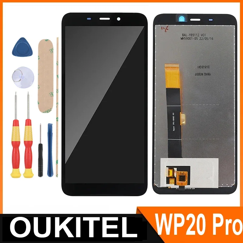 Kit Di Riparazione Schermo LCD Per Oukitel WP20 E WP20 Pro – Sostituzione Touchscreen IPS Con Strumenti Di Apertura, Senza Cornice, Nero