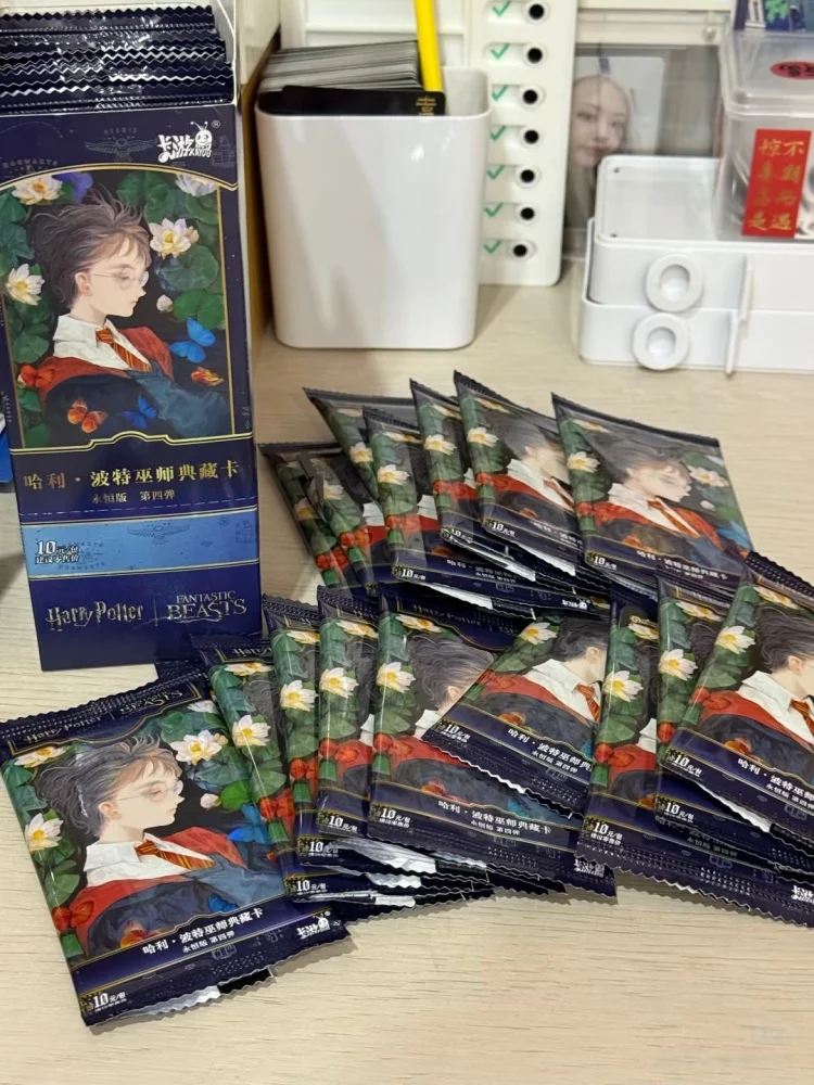 

Карта Гарри Поттера от KAYOU, настоящая специальная упаковка Fun Time, коллекция приключений в звездных лет для коллекционеров игр и подарков