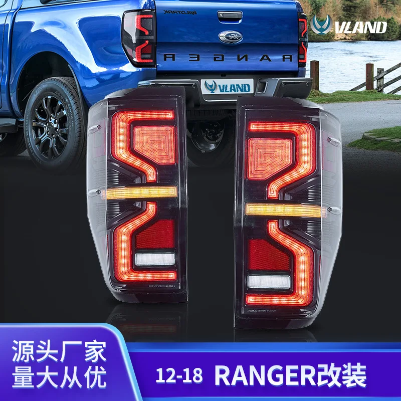 SMVP for ford ranger t6 2012-2018 led streamer Plug and Play turn tail light conversion assembly