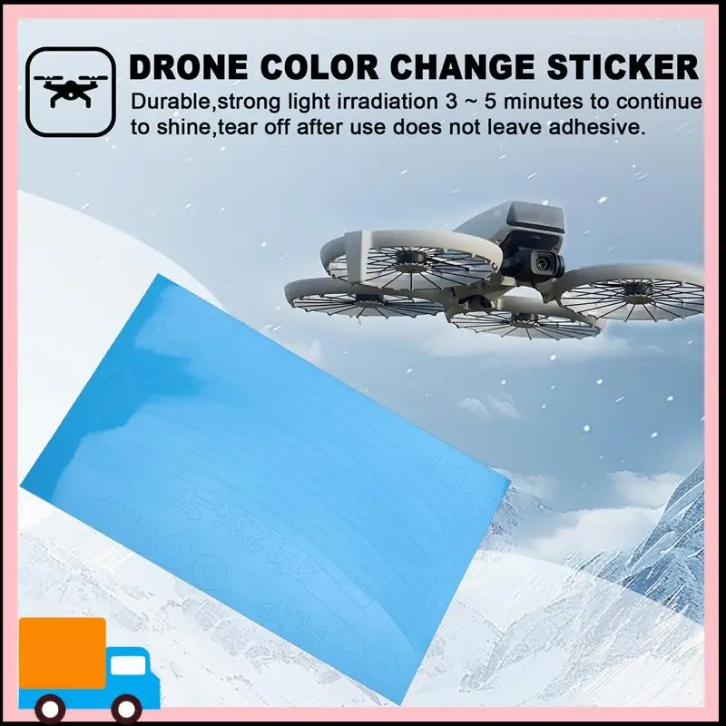 

Professional Colorful Luminous Stickers For DJI Flip Waterproof Night Flight Warning Luminous Stickers Drone Color Change Sticke