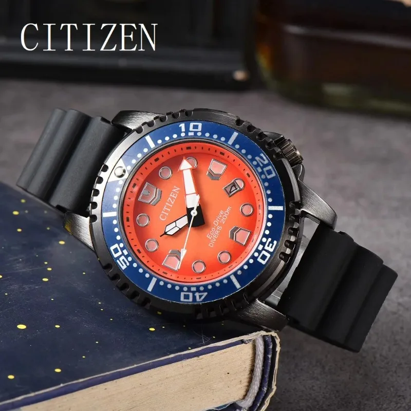 CITIZEN-Relógio Quartz Masculino, Relógio de Pulso Esportivo, Cronógrafo Automático Data, Relógios Luxo, Top Quality Brand