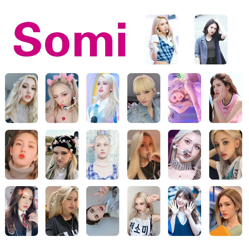 20 teile/satz Kpop Somi Karten Photocards Neue Album Foto lomo Karte Somi Postkarte für Fans Geschenk Kpop Mädchen Gruppe