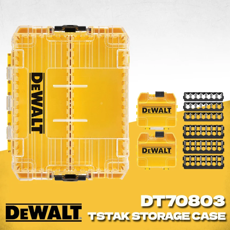 DEWALT TSTAK Tough Storage Case Screwdriver Bit Parts Storage Box DT70800 DT70801 DT70803 DWAN2190 DT70839 DT70716