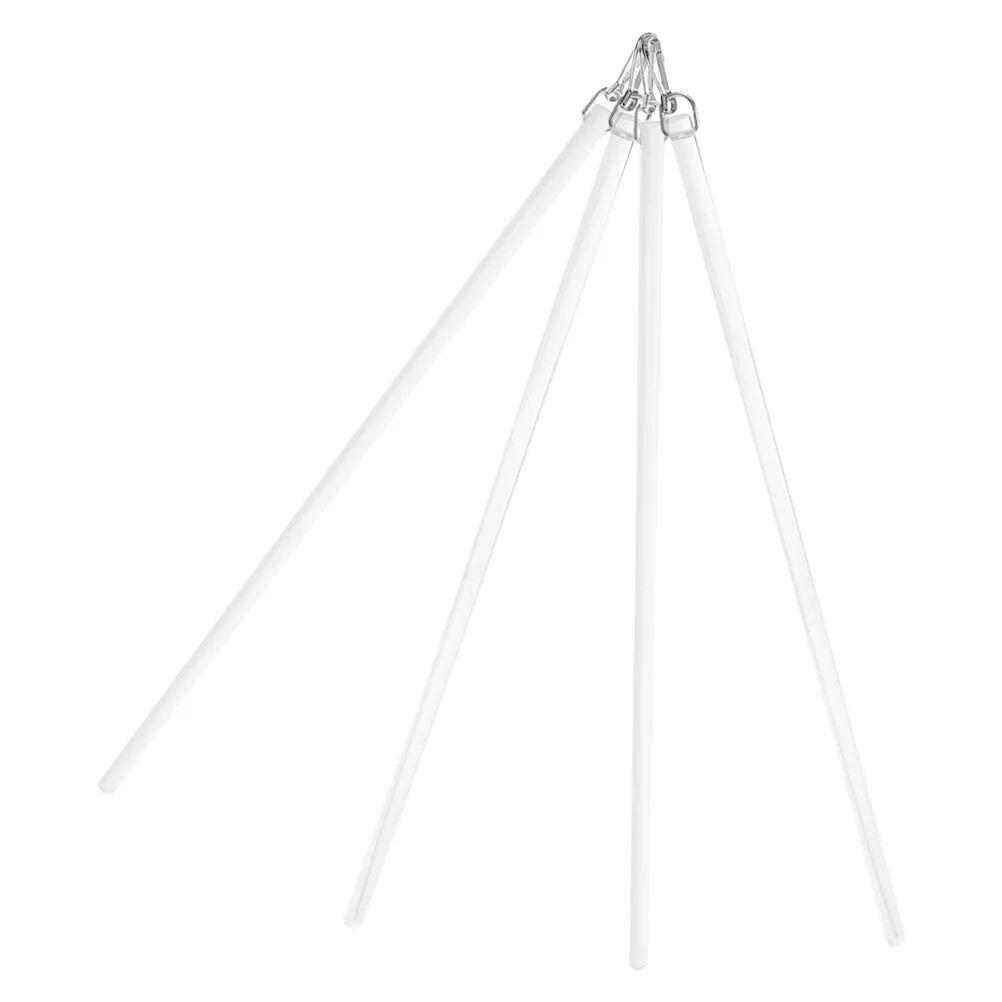 

4 Pcs Curtain Pull Rods Wand Long 17 Inch White Transparent Drapery Stick Blinds Tilt Easy Sturdy Bedroom Office