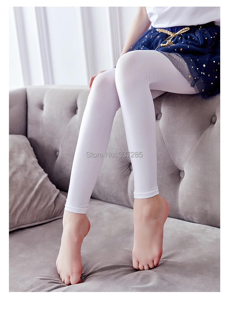 Jungen Mädchen Neun-Punkt-Ballett-Tanzleggings Baby Wadenlange Hosen Knöchellange Atmungsaktive Kinderhosen Prinzessinnen-Strumpfhosen – Detail 2