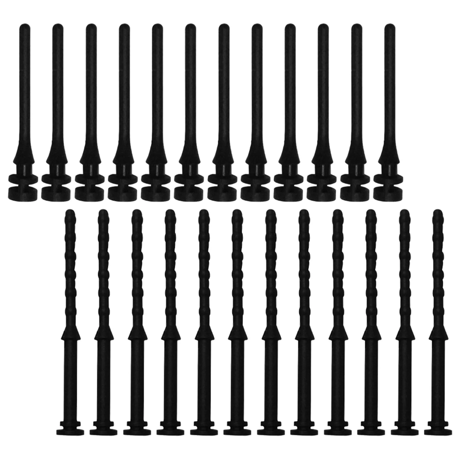 24Pcs Computer Fan Anti-Seismic Screws Silicone Rubber Pc Case Shockproof Mounting Screws for Radiator CPU GPU Fan Installation